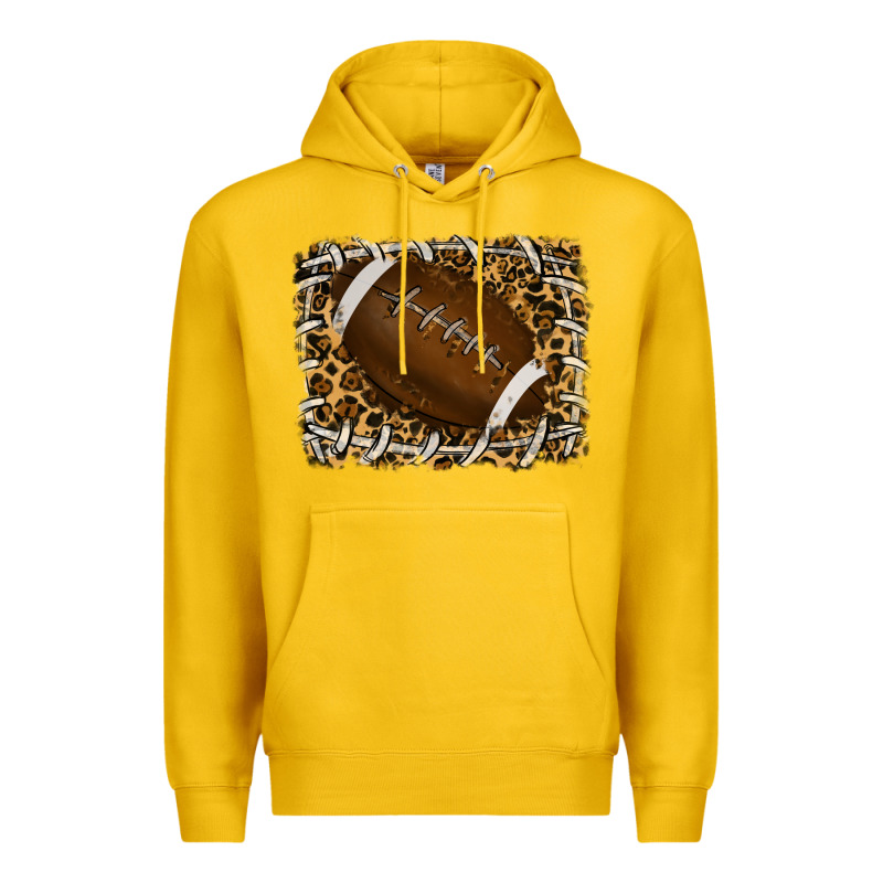 Leopard American Football Backround Premium Hoodie by RanaPortraitStore | Teevron