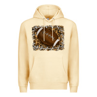 Pina Colada leopard american football backround Premium Hoodie - RanaPortraitStore