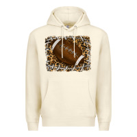 Sandshell leopard american football backround Premium Hoodie - RanaPortraitStore