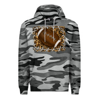 Slate Camo leopard american football backround Premium Hoodie - RanaPortraitStore