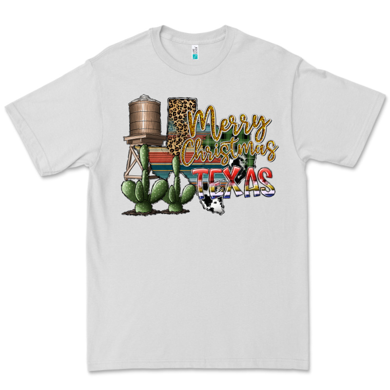 Merry Christmas Texas Premium Tee by SublimationCraftShop | Teevron