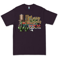 Plum merry christmas texas Premium Tee - SublimationCraftShop