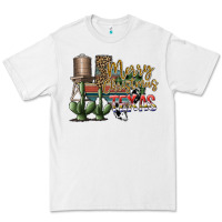 White merry christmas texas Premium Tee - SublimationCraftShop