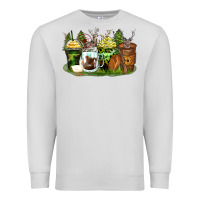 Dove Grey hunter coffee cups Premium Sweatshirt - Zillion Design Studio