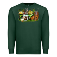 Sports Green hunter coffee cups Premium Sweatshirt - Zillion Design Studio