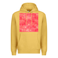 Antique Gold valentines day xoxo seamless pattern Premium Hoodie - BundleAndBundleShop
