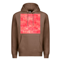 Chestnut valentines day xoxo seamless pattern Premium Hoodie - BundleAndBundleShop