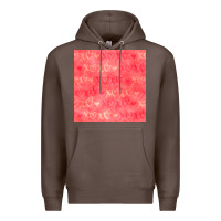 Coffee valentines day xoxo seamless pattern Premium Hoodie - BundleAndBundleShop