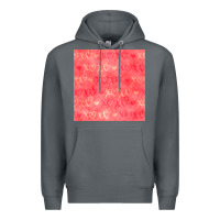 Rock valentines day xoxo seamless pattern Premium Hoodie - BundleAndBundleShop