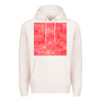 Pale Pink valentines day xoxo seamless pattern Premium Hoodie - BundleAndBundleShop