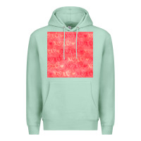 Seafoam valentines day xoxo seamless pattern Premium Hoodie - BundleAndBundleShop