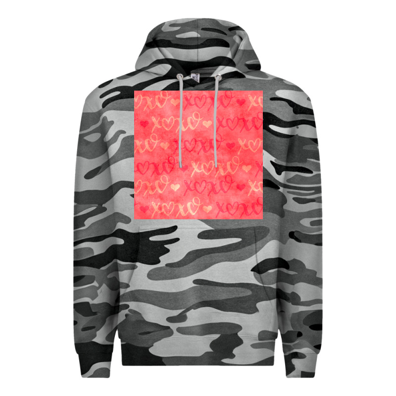 Valentines Day Xoxo Seamless Pattern Premium Hoodie by BundleAndBundleShop | Teevron