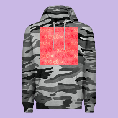 Valentines Day Xoxo Seamless Pattern Premium Hoodie Designed By Bundleandbundleshop