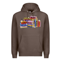 Coffee book tropes Premium Hoodie - Artiststas