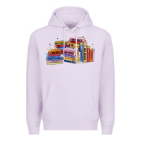 Lilac book tropes Premium Hoodie - Artiststas