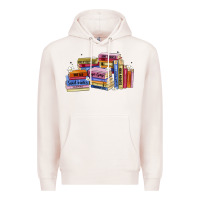Pale Pink book tropes Premium Hoodie - Artiststas