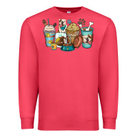 Cardinal english bulldog coffee cups Premium Sweatshirt - Zillion Design Studio