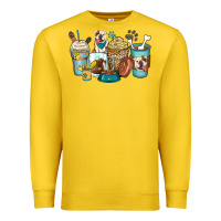 Lemon english bulldog coffee cups Premium Sweatshirt - Zillion Design Studio