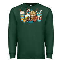 Sports Green english bulldog coffee cups Premium Sweatshirt - Zillion Design Studio