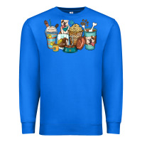 True Royal english bulldog coffee cups Premium Sweatshirt - Zillion Design Studio