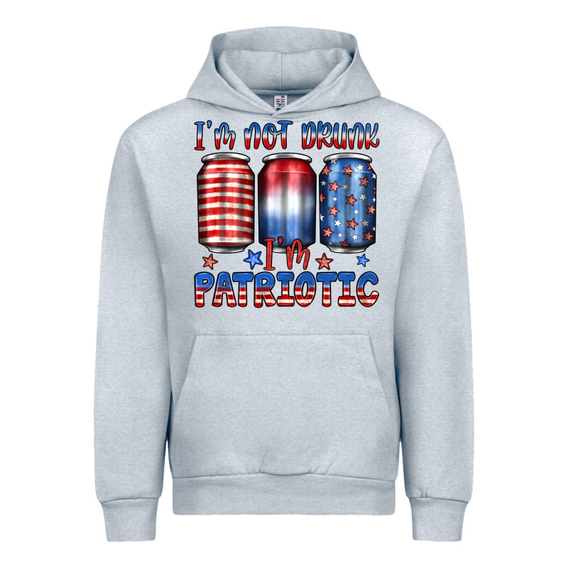 I'm Not Drunk I'm Patriotic Urban Hoodie by JahusDesignShop | Teevron