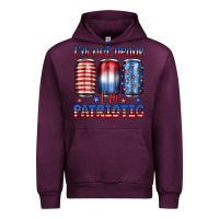 Mauve Wine i'm not drunk i'm patriotic Urban Hoodie - JahusDesignShop