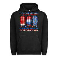 Pigment Black i'm not drunk i'm patriotic Urban Hoodie - JahusDesignShop