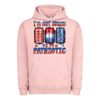 Pigment Salmon i'm not drunk i'm patriotic Urban Hoodie - JahusDesignShop