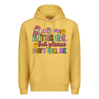 Antique Gold call me antisocial but please don't call me Premium Hoodie - Artiststas