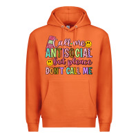 Carrot call me antisocial but please don't call me Premium Hoodie - Artiststas
