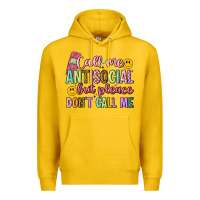 Lemon call me antisocial but please don't call me Premium Hoodie - Artiststas