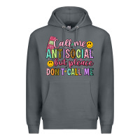 Rock call me antisocial but please don't call me Premium Hoodie - Artiststas