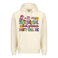 Sandshell call me antisocial but please don't call me Premium Hoodie - Artiststas