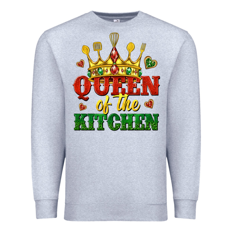 Queen Of The Kitchen Premium Sweatshirt by texasbilliewilder | Teevron