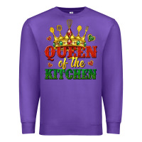 Purple queen of the kitchen Premium Sweatshirt - texasbilliewilder