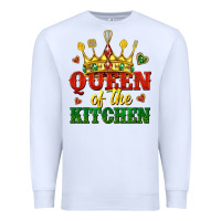 White queen of the kitchen Premium Sweatshirt - texasbilliewilder