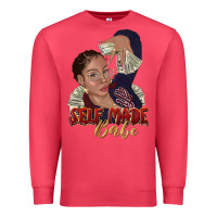 Cardinal self made babe afro black woman Premium Sweatshirt - texasbilliewilder