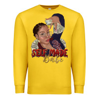 Lemon self made babe afro black woman Premium Sweatshirt - texasbilliewilder