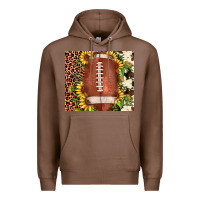 Chestnut football leopard cowhide sunflower Premium Hoodie - JahusDesignShop
