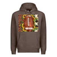 Coffee football leopard cowhide sunflower Premium Hoodie - JahusDesignShop