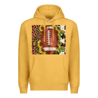Mustard football leopard cowhide sunflower Premium Hoodie - JahusDesignShop