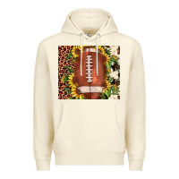 Sandshell football leopard cowhide sunflower Premium Hoodie - JahusDesignShop