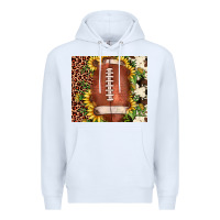 White football leopard cowhide sunflower Premium Hoodie - JahusDesignShop