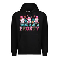 Black feelin' a little frosty Premium Hoodie - AdoDesignShop