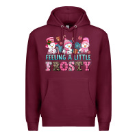 Burgundy feelin' a little frosty Premium Hoodie - AdoDesignShop