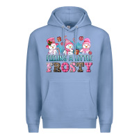 Colony Blue feelin' a little frosty Premium Hoodie - AdoDesignShop