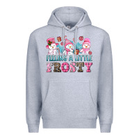 Heather Grey feelin' a little frosty Premium Hoodie - AdoDesignShop