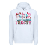 White feelin' a little frosty Premium Hoodie - AdoDesignShop