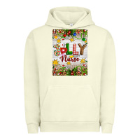Pigment Pistachio Christmas Jolly Nurse Urban Hoodie - Artiststas