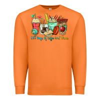 Carrot 100 days of coffee and chaos coffee cups Premium Sweatshirt - Zillion Design Studio